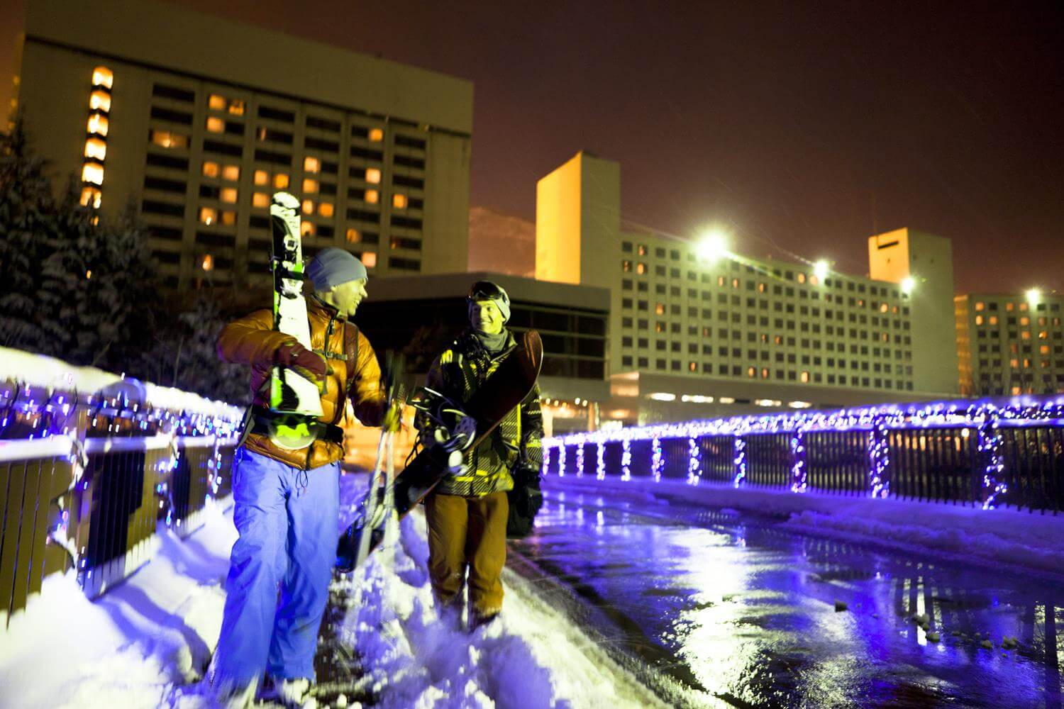 Go night skiing or snowboarding with us for a fun night on the snow!